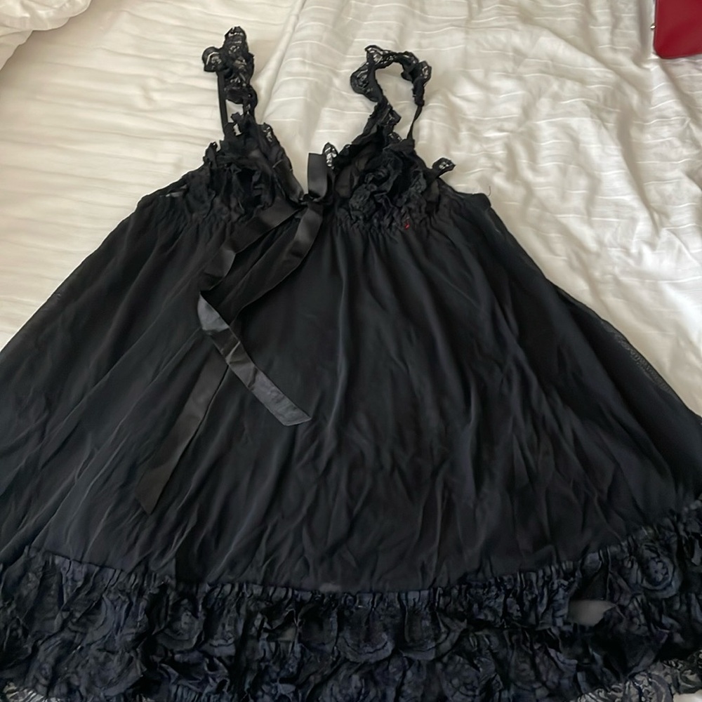 Black Camisole short Nightdress